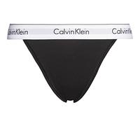 Calvin Klein Tanga Femme High Leg Stretch, Noir (Black), XL