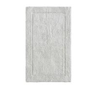 Calvin Klein Tapis de salle de bain, doux et absorbant, tapis de bain moderne essentiel pour la salle de bain (Essence gris argenté, 61 cm x 101,6 cm)