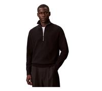 Calvin Klein - Tech Knit Quarter Zip Jumper - Homme - Sweatshirts et sweats à capuche - Noir - Taille: S