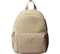 Calvin Klein Teddy Medium Backpack Iu0iu00650, Sac à Dos Mixte, Grey (Humus), Taille Unique