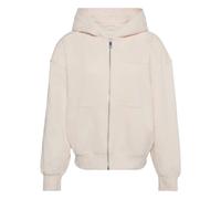 Calvin Klein - Terry Standard Logo FZ Sweat à capuche - Femme - Sweatshirts et sweats à capuche - Beige - Taille: 38 FR