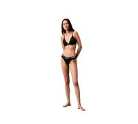 Calvin Klein Thong 0000F3786E Strings, Noir (Black W. DTM WB), L Femme