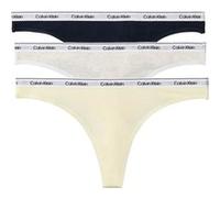 Calvin Klein Thong 3-pack Shoreline/snow Heather/pear Sorbe Taille: L | Culottes Outlet | Femme