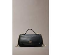 Calvin Klein Top Handle With Chain Black/antique Light Gold Taille: OS | Sacs à main Outlet | Femme | Jaune
