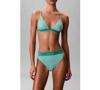 Calvin Klein Triangle 20186 Penny Stripe+mardi Gras Green Taille: S | Bikinis Outlet | Femme | Vert