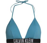Calvin Klein Haut de Bikini Triangle Femme Rembourrage Amovible, Bleu (Storm Blue), M