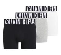 Calvin Klein Trunk 3Pk 000NB3608A, Multicolore (Black, Grey Heather, White), S Homme