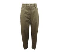 Calvin Klein - Twill High Trouser - Femme - Pantalons - Vert - Taille: 38 FR