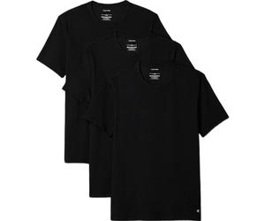 Calvin Klein UB1 Lot de 3 t-shirts manches courtes à col rond pour hommes noir - Taille L