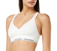 Calvin Klein Underwear 000QF1654E - Brassière - Uni - Femme - Blanc (White) - 95A (Taille Fabricant: L)