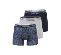 Calvin Klein Men Boxer Brief 3PK Blue (Shoreline/Cut Circles Shoreline/Mis) M