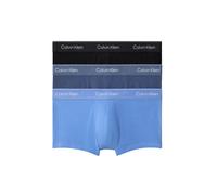 Calvin Klein Lv00nb4389 Trunk Low Rise Boxers 3 Units Bleu,Noir S Homme