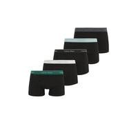 Calvin Klein Boxers Caleçons Lot de 5 Homme avec Ceinture Emblématique, Multicolore (Black Bodies W Ink/Zoni Beach/Turf/), M