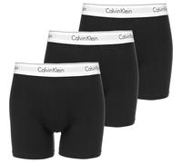 Calvin Klein Boxers Longs Lot de 3 Homme Boxer Brief Stretch, Noir (Black), S