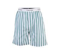 Calvin Klein Underwear Pantalon de pyjama bleu cyan / blanc, Taille M