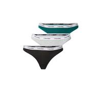 Calvin Klein Underwear String bleu cyan / gris clair / noir, Taille M