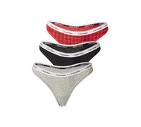 Calvin Klein 000qd5209e Thong 3 Units Rouge,Blanc L Femme