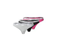 Calvin Klein Lv00qd5209 Thong 3 Units Multicolore XS Femme