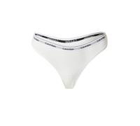 Calvin Klein String Femme Thong sous-Vêtement, Blanc (White), M