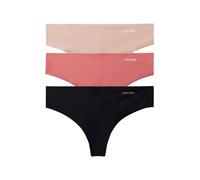 Calvin Klein Underwear String 'Invisibles' saumon / orange pastel / noir, Taille XXXL