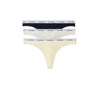 String Calvin Klein Icon Logo jaune noir (3 unités) - L