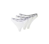 Calvin Klein String - 3 Pièces - Logo Iconique - Blanc 3XL