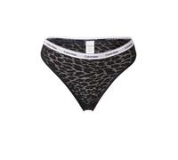 Calvin Klein Underwear String noir / blanc cassé, Taille L