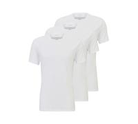 Calvin Klein Lv00nb4185 Short Sleeve Base Layer 3 Units Blanc L Homme