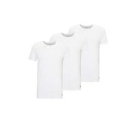 Calvin Klein T-shirt S/S Crew Neck Lv00Nb4051 3 pièces, blanc XL homme