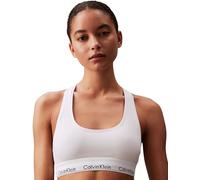 Calvin Klein underwear Triangle - Soutien-Gorge de Tous Les Jours - Uni - Femme - Blanc (White) - FR: 38 (Taille Fabricant: M)