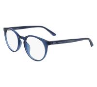 Calvin Klein Unisex Calvin Klein CK20527 405 Montures optiques Injecté Bleu Ronde Normale Normale