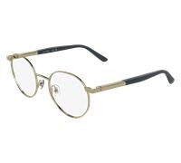 Calvin Klein Unisex Calvin Klein CK25112 717 Montures optiques Métal Or Ronde Normale