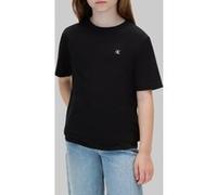 Calvin Klein Unisex Mini Badge Regular T-shirt Black Taille: 8 | T-Shirts Outlet | kids | Le Noir