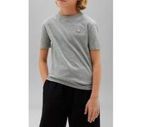 Calvin Klein Unisex Mini Badge Regular T-shirt Medium Grey Heather Taille: 14 | T-Shirts Outlet | kids | Gris