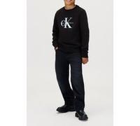 Calvin Klein Sweat-Shirt Monogram Terry CN Iu0iu00714 Noir 14 Ans Mixte