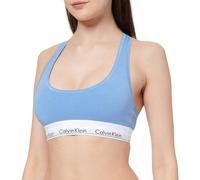 Calvin Klein Unlined Bralette 0000F3785E, Blue (Glacier), L Femme