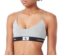 Calvin Klein Unlined Bralette, Brassière Femme, Grey Heather,