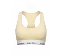 Calvin Klein Unlined Bralette Lv00qf8493, White (Pear Sorbet), XL Femme