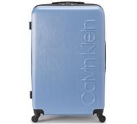 Calvin Klein Valise rigide et légère pour femme, Forever Blue, Large, Valise droite rigide et légère