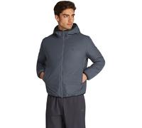 Calvin Klein Veste Coupe-Vent Homme Hi-Neck avec Capuche, Gris (Ebony), M