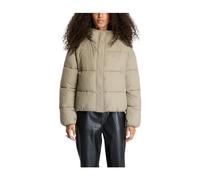 Veste à capuche Calvin Klein Logo Short Hooded Puffer marron - L
