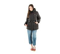 Calvin Klein Belted Midweight Puffer Black Taille: L | Parkas Outlet | Femme | Le Noir
