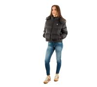 Calvin Klein Jeans Doudoune Femme ESSENTIAL MIDWEIGHT PUFFER JACKE avec capuche Noir M