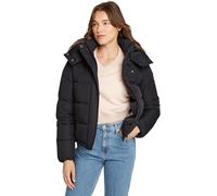 Calvin Klein Veste Matelassée Femme Matte Short Puffer avec Capuche, Noir (Ck Black), 3XL