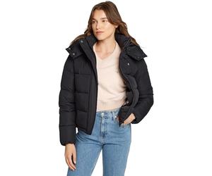 Calvin Klein Veste Matelassée Femme Matte Short Puffer avec Capuche, Noir (Ck Black), 3XL