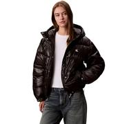 Calvin Klein Veste Matelassée Femme Shine avec Capuche, Noir (Black), S