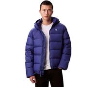 Calvin Klein Veste Matelassée Homme Nylon Zip Off avec Capuche, Bleu (Bellwether Blue), XL