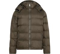 Calvin Klein Veste Matelassée Homme Nylon Zip Off avec Capuche, Marron (Beluga), M