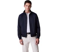 Calvin Klein Veste Mi-Saison Homme Padded Harrington avec Col Montant, Bleu (Dark Sapphire), M