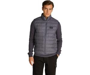 Calvin Klein Veste sans Manches Homme Down Vest Veste Matelassée, Gris (Ebony), S